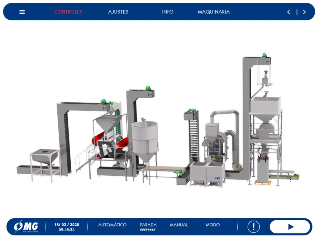 Sistema SCADA - HMI control