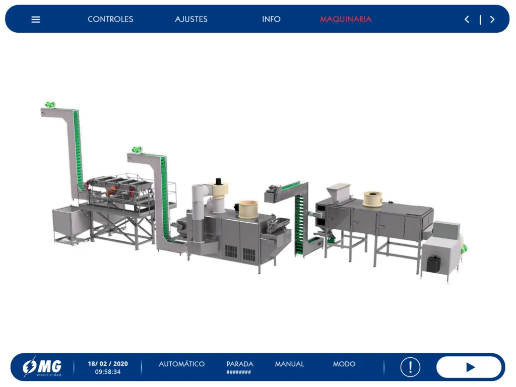 Sistema SCADA - HMI línea producción