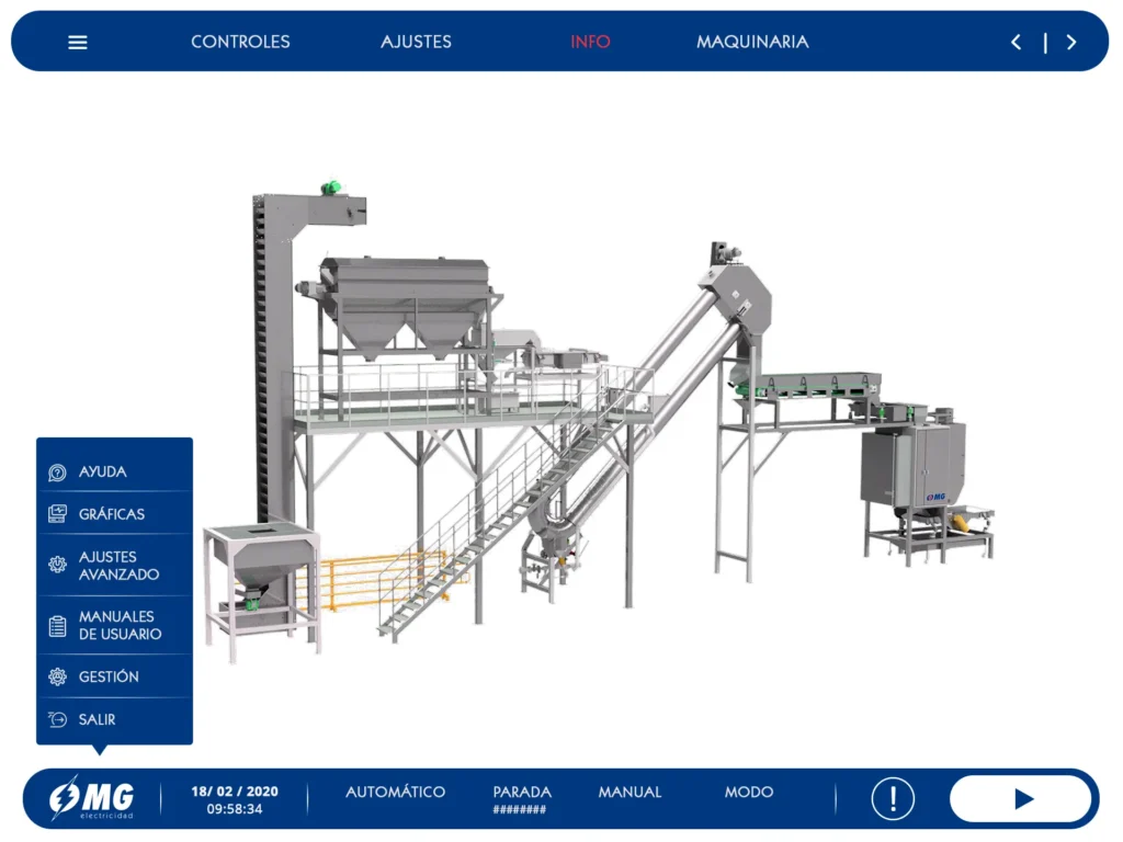 Sistema SCADA línea repelada