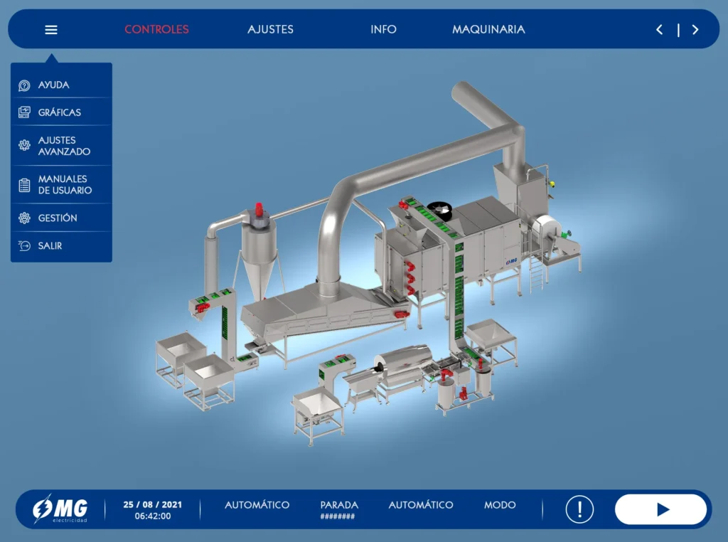 Sistema SCADA industrial