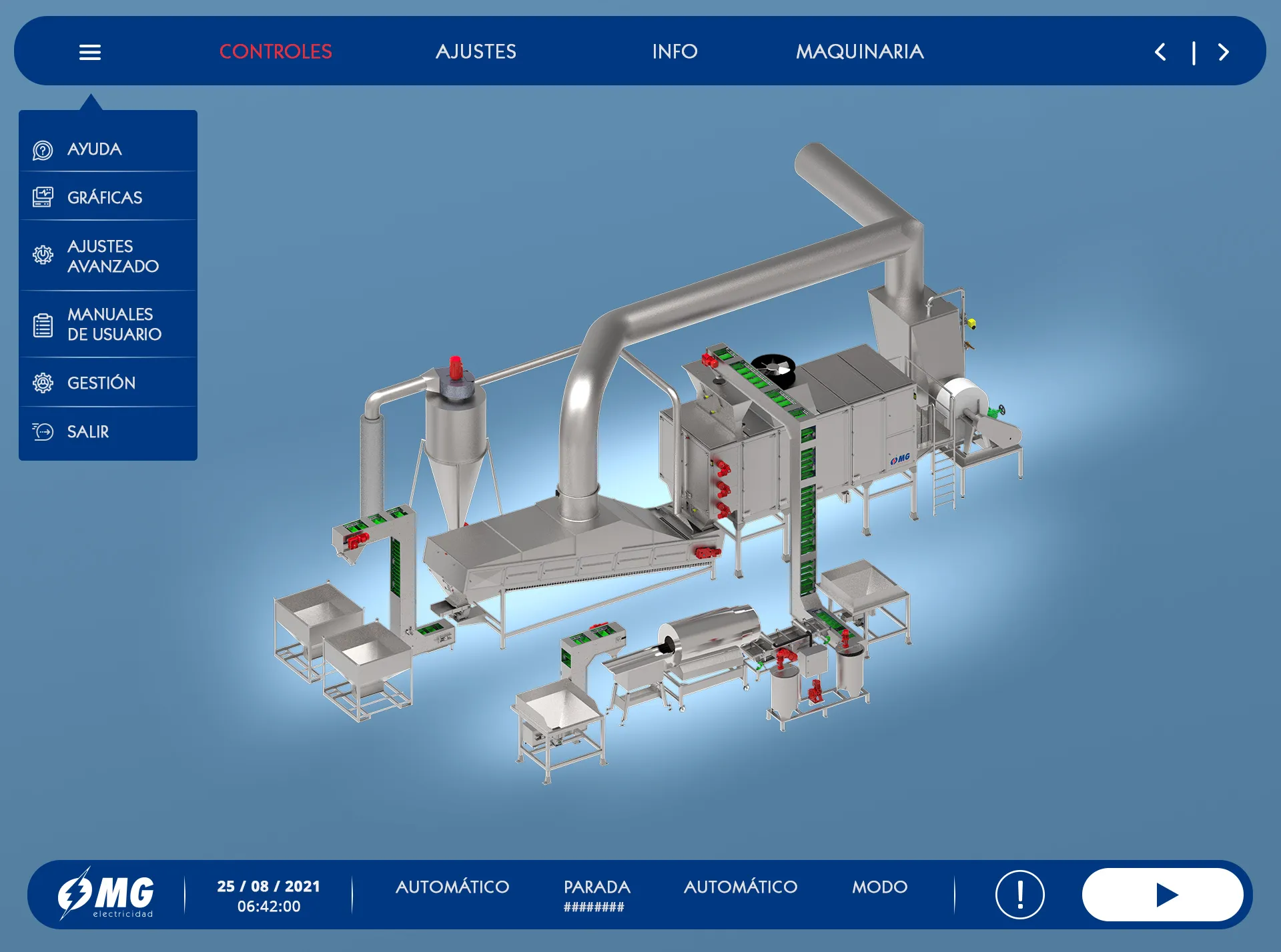 Sistema SCADA industrial