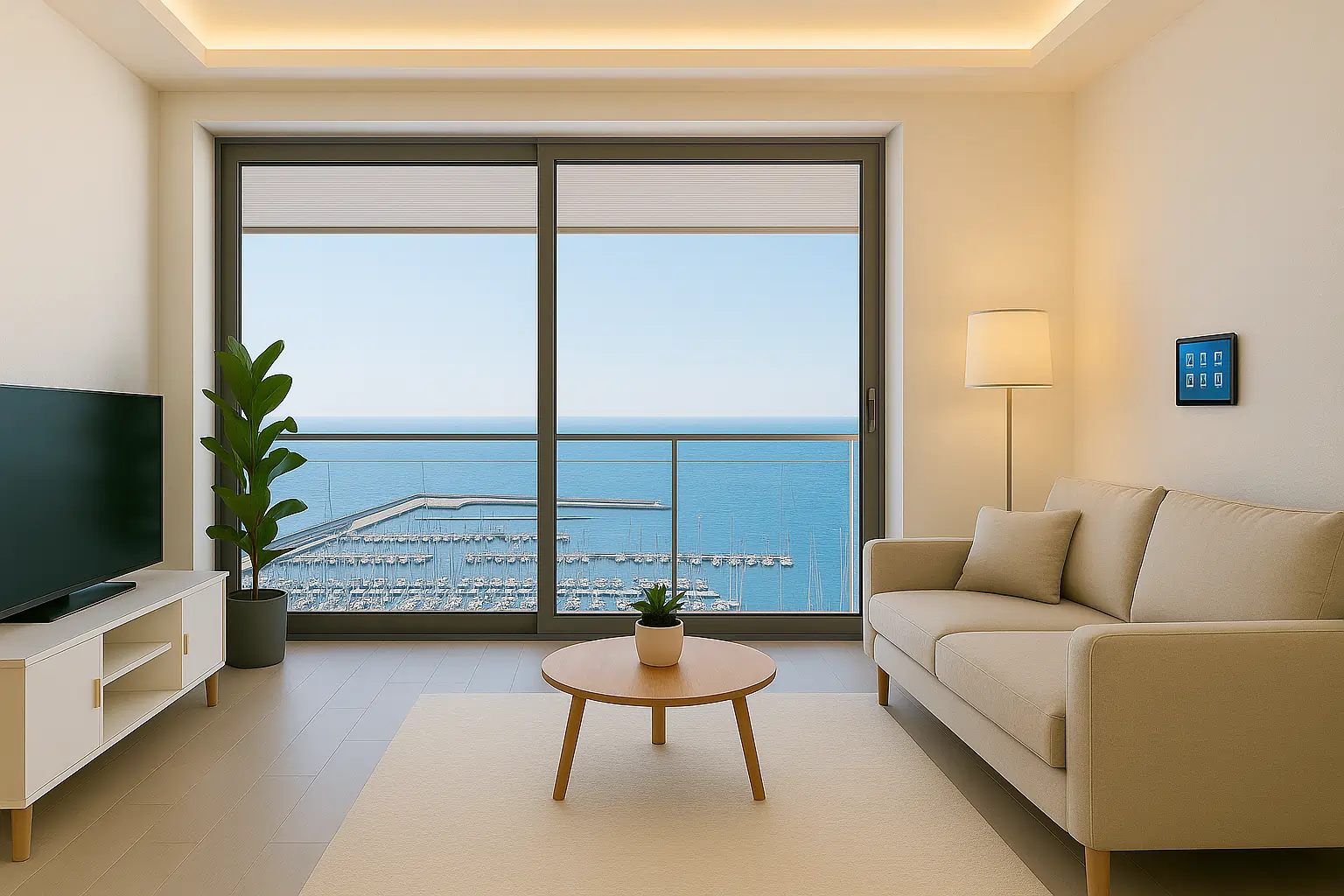 Piso inteligente Alicante - Salón